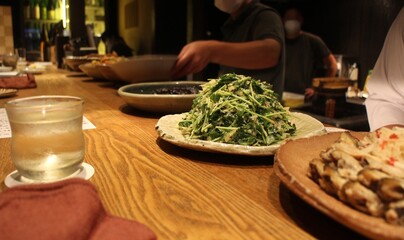 Obraz premium Obanzai (traditional style of Japanese cuisine native to Kyoto) in Kyoto, Japan
