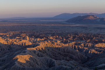 Sunset over Anza-Borrego