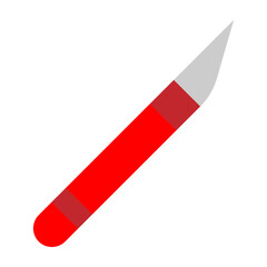 Art Knife Vector Flat Icon Design