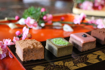 Japanese chocolate in Kyoto, Japan