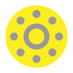 Bobbin Vector Flat Icon Design