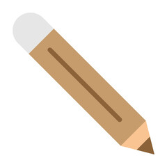 Pencil Vector Flat Icon Design