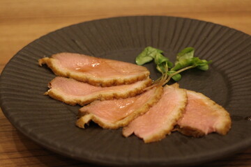 Japanese cuisine : Duck loin in Kyoto, Japan