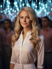 portrait of a person in a nightclub