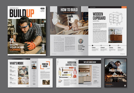 DIY Craft Magazine Template