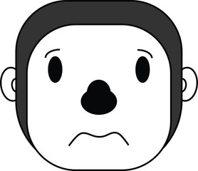 smiley monkey face icon