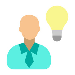 Idea Vector Flat Icon Design