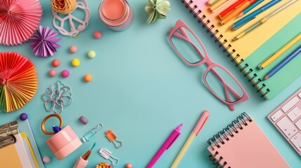 Pride-inclusive office supplies for professional settings, LGBTQ, visualizing acceptance and productivity