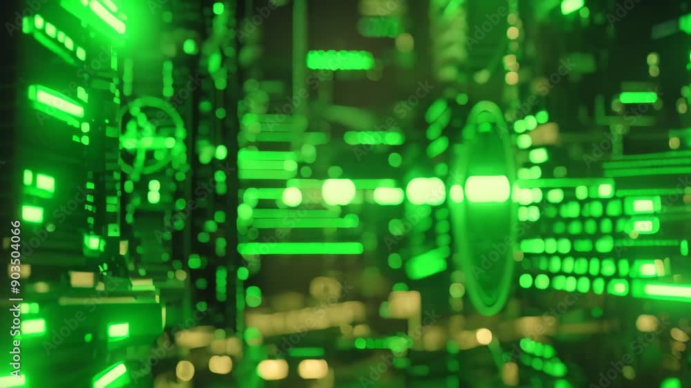 Poster green and black background with bitcoin symbol, showcase the anonymity and privacy features of certa