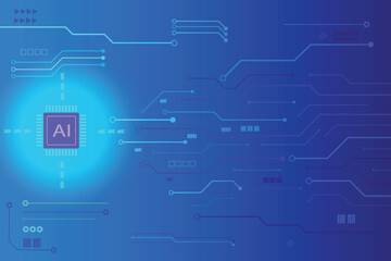 Abstract futuristic circuit board Illustration, Circuit board with 