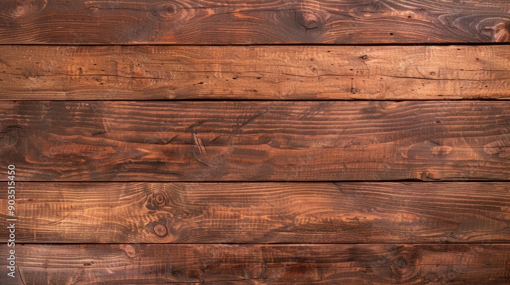 Poster rustic wooden planks with rich grain patterns creating a nature inspired textured background for var
