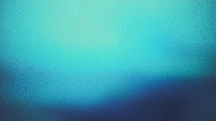 Blue color grunge light texture background. Grainy retro style backdrop. Frosted glass.
