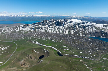 Nemrut Lake is the second largest crater lake in the world and the largest in Turkey.