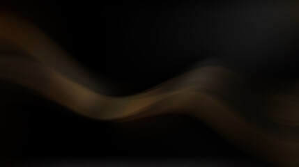 Abstract dark background with a brown wave.