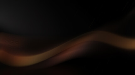 Abstract dark background with a brown wave.