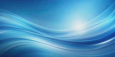 Fototapeta premium Abstract blue background with soft gradients and smooth textures, abstract, blue, background, soft, gradients, smooth