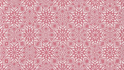 Fototapeta premium Pink seamless geometric pattern with intricate details , pink, seamless, geometric, pattern, design, abstract, background
