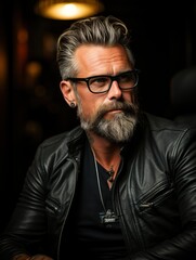 Obraz premium man in glasses