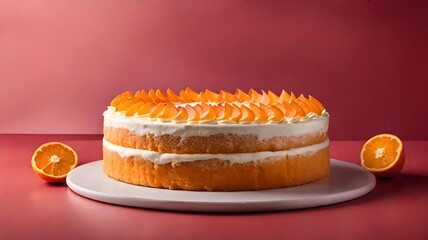 orange cake and pudding