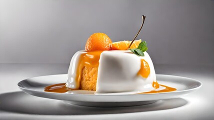 orange cake and pudding