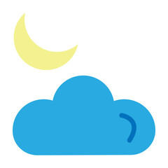 Sleeping Vector Flat Icon Design