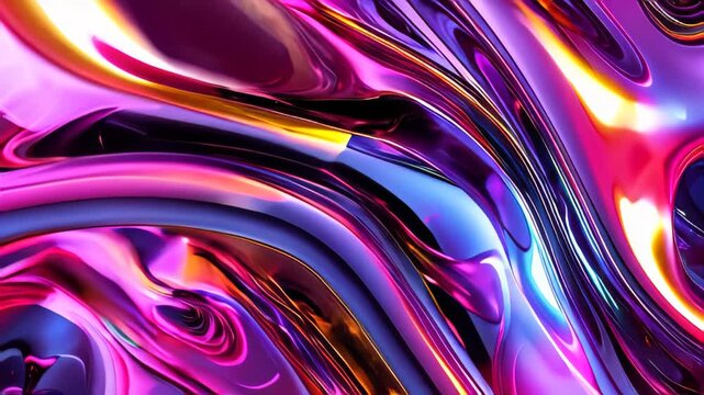 Liquid gradient metal or holographic fabric texture