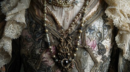 Adorning a lady s garment
