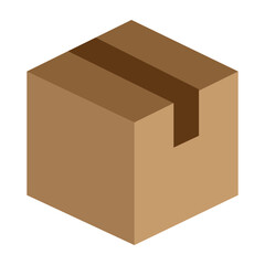 Box Vector Flat Icon Design