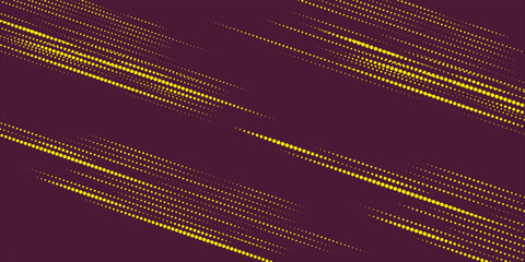 Yellow halftone dots pattern gradient color grunge texture blue background. Pop art dots comic sports style vector illustration.