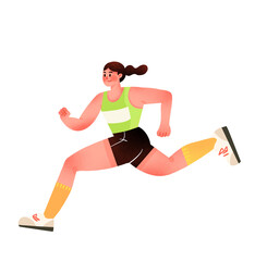 person running