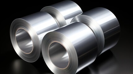Fototapeta premium stack of steel pipes