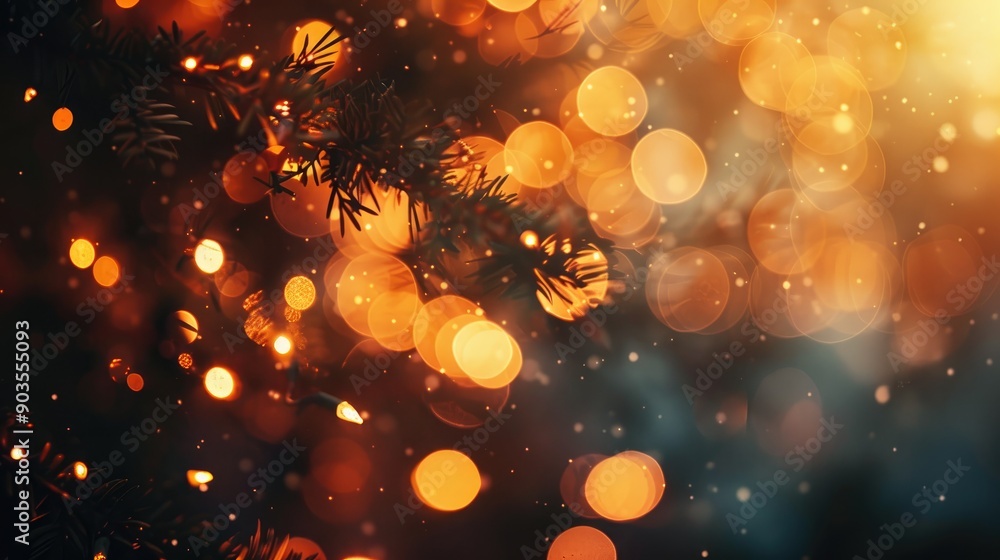 Poster bokeh for backdrop