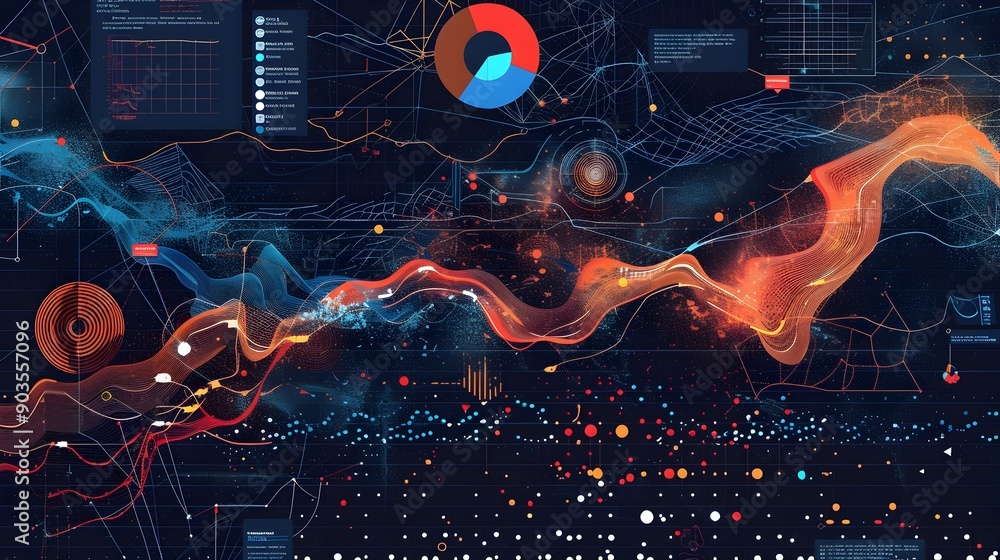 Poster Complex Geospatial Data Visualized over Interactive Maps and Charts for Business Intelligence
