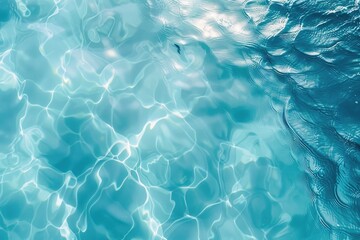 Obraz premium Abstract Blue Water Ripples