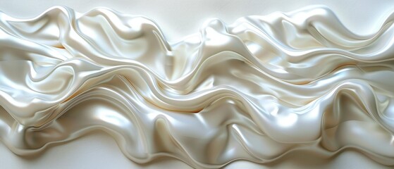 Fototapeta premium Abstract Art Pattern, Wavy Wall Design