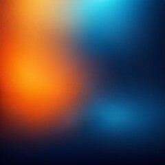 Dark blue and orange gradient abstract background banner