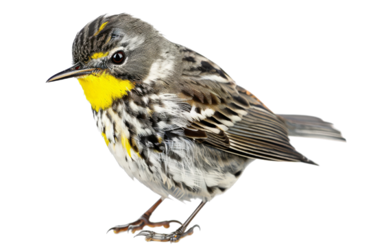 Yellow-rumped Warbler Bird isolated