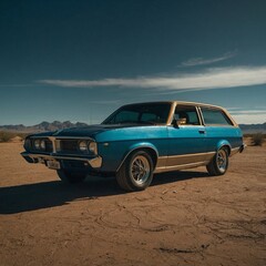 Sleek Modern Sports Car in Motion