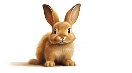 Obraz premium rabbit isolated on white