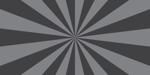 Abstract retro ray sunburst circle light and bright starburst wallpaper. gray an black vintage illustration vector sunshine texture. used for template and cartoon, ads texture background.