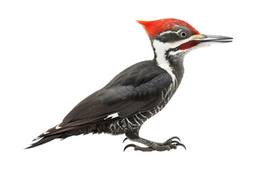 Fototapeta premium Pileated Woodpecker isolated