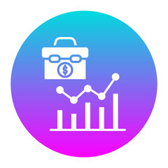 Obraz premium Business Growth vector icon. Can be used for Business Training iconset.