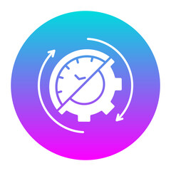 Efficiency vector icon. Can be used for No Code iconset.