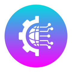 Digital Transformation vector icon. Can be used for No Code iconset.