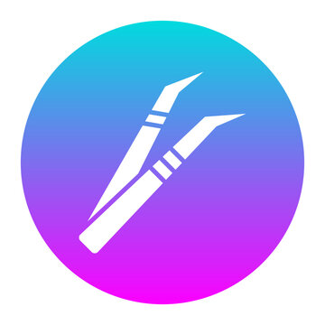 recommend clip art: Tweezers vector icon. Can be used for Skincare iconset.