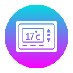 Thermostat vector icon. Can be used for Comfort iconset.