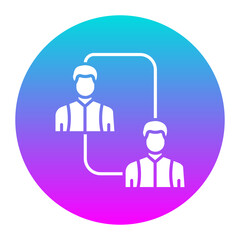 Referral vector icon. Can be used for Home Based Business iconset.