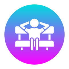 Loneliness vector icon. Can be used for Home Based Business iconset.