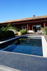 swimming pool in hotel