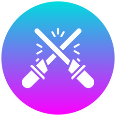 Light Saber vector icon. Can be used for Science Fiction iconset.